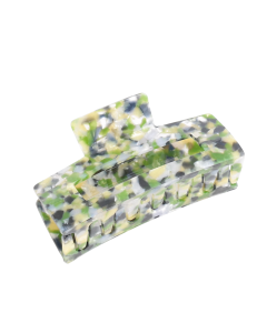 HC1720 Rectangle Hair Claw Clip Moss