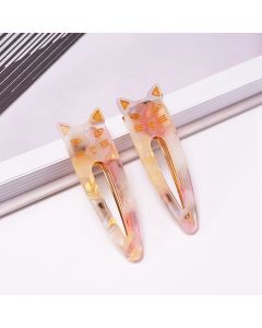 HD1095 Cat Clips Twin Pack Light Pink