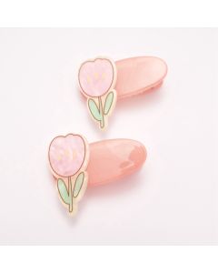 HD1115 Tulip Hair Clips Twin Pack