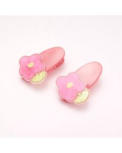 HD1116 Flower Hair Clips Twin Pack