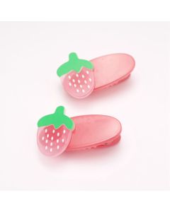 HD1117 Strawberry Hair Clips Twin Pack