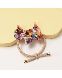 HE1014 Dog Multi Colour Elastic Hair Tie