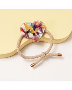 HE1018 Heart Multi Elastic Hair Tie