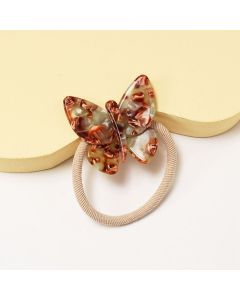 HE1024 Butterfly Green Elastic Hair Tie