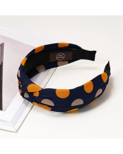 HF1012 Dots Navy Headband