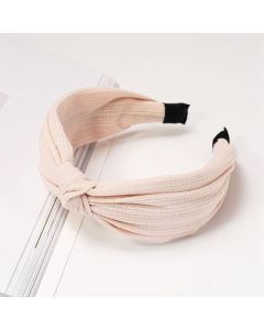 HF1041 Plain Knotted Headband Cream