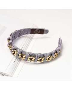 HF1049 Chains Headband Grey