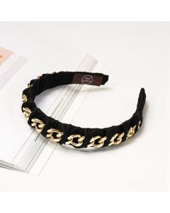 HF1050 Chains Headband Black