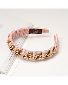 HF1051 Chains Headband Pink