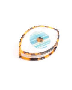HH0049 Blue Eye Hair Claw Clip