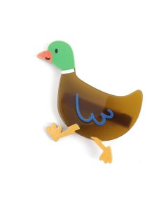 HH0080 Duck Hair Clip Grey