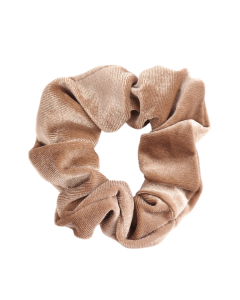 HH0135 Velvet Scrunchie Mushroom