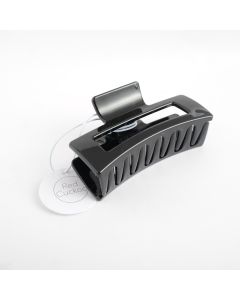 HH0177 Rectangle Hair Claw Clip Black