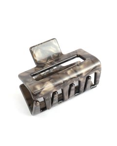 HH0188 Mini Rectangle Hair Claw Clip Black