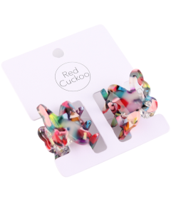 HH0486 Mini Hair Claws Twin Pack Multi
