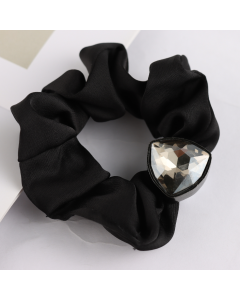 HH0535 Triangle Glass Elastic Hairband Black