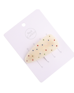HH0652 Sparkle Hair Clip White