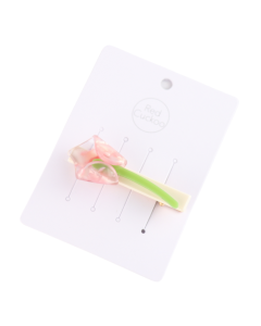 HH0655 Tulip Hair Clip White