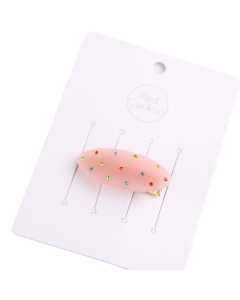 HH0657 Oval Hair Clip Pink