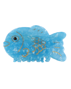 HH0792 Blue Fish Hair Claw Clip
