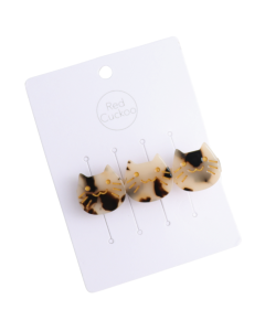 HH0962 Cat Faces Tortoiseshell Clip