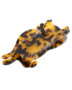 HH1169 Cat Hair Claw Clip Brown Tortoiseshell