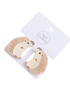 HH1367 Mini Hedgehog Hair Claw Clip Twin Pack