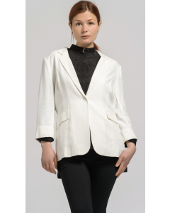 Off White Linen Jacket