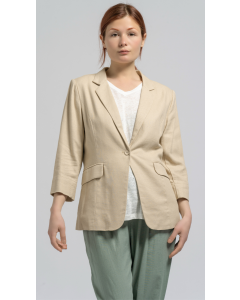 Beige Linen Jacket